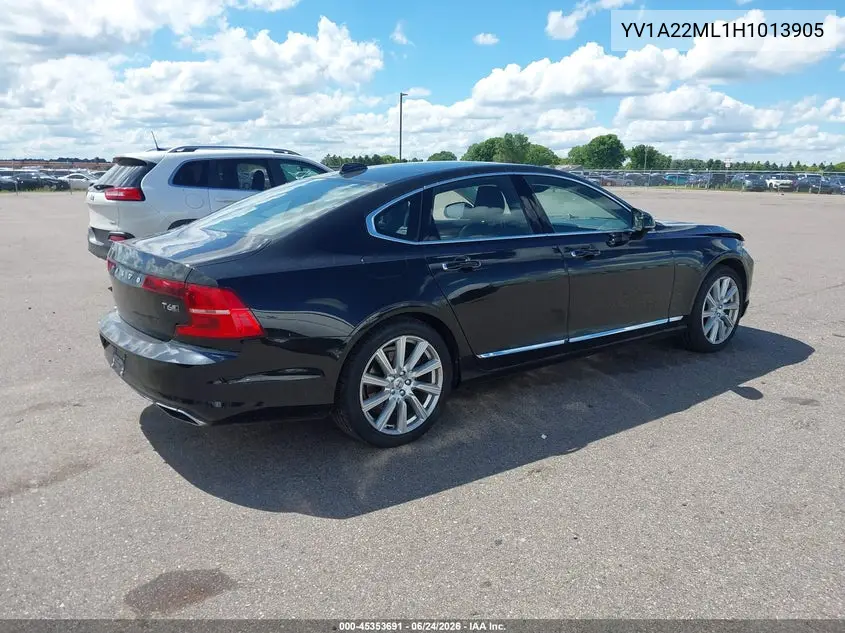2017 Volvo S90 T6 Inscription VIN: YV1A22ML1H1013905 Lot: 45353691