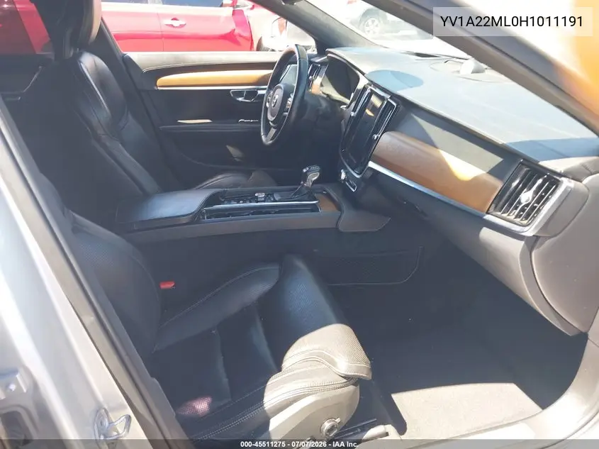 2017 Volvo S90 T6 Inscription VIN: YV1A22ML0H1011191 Lot: 45511275