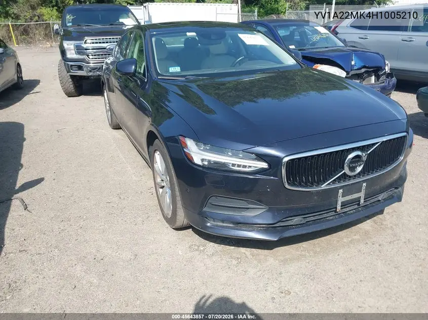 2017 Volvo S90 T6 Momentum VIN: YV1A22MK4H1005210 Lot: 45643857