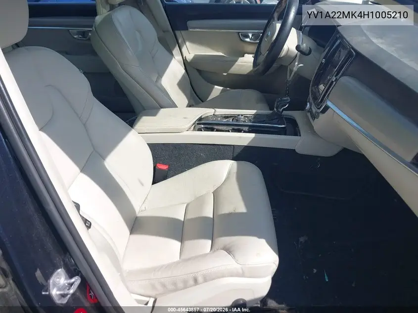 2017 Volvo S90 T6 Momentum VIN: YV1A22MK4H1005210 Lot: 45643857