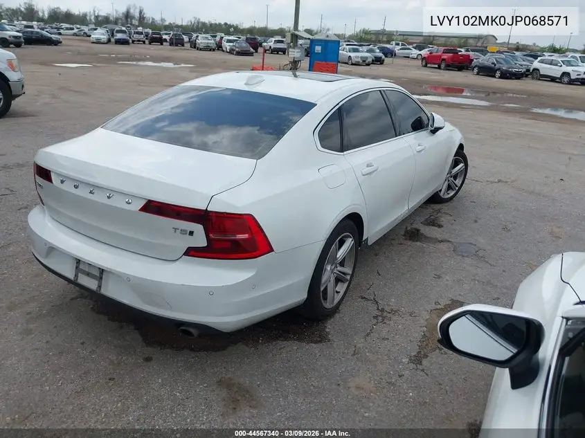 2018 Volvo S90 T5 Momentum VIN: LVY102MK0JP068571 Lot: 44567340