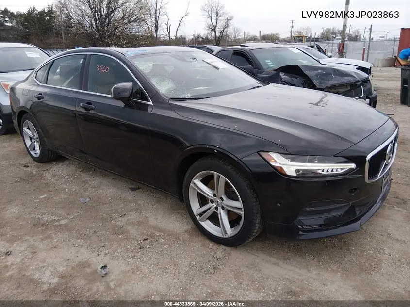 2018 Volvo S90 T5 Momentum VIN: LVY982MK3JP023863 Lot: 44833569