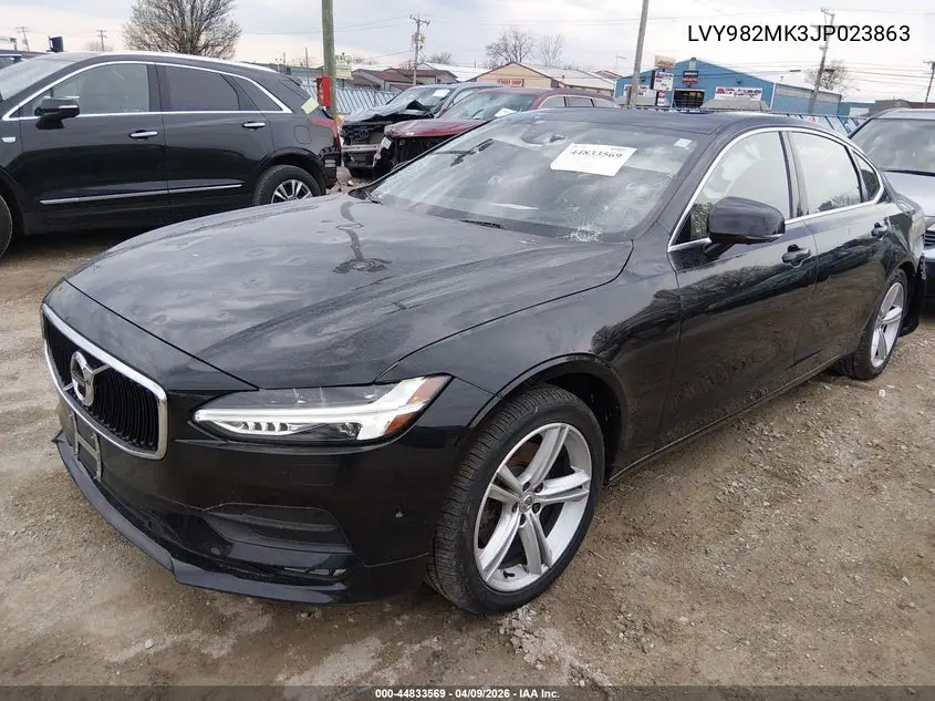 2018 Volvo S90 T5 Momentum VIN: LVY982MK3JP023863 Lot: 44833569
