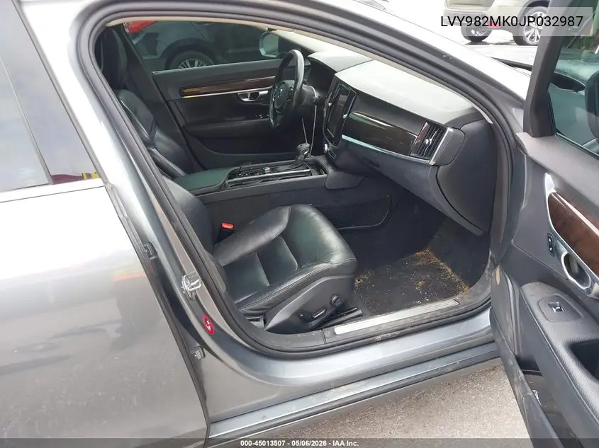 2018 Volvo S90 T5 Momentum VIN: LVY982MK0JP032987 Lot: 45013507