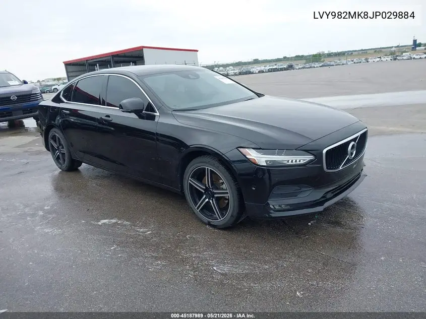 2018 Volvo S90 T5 Momentum VIN: LVY982MK8JP029884 Lot: 45187989