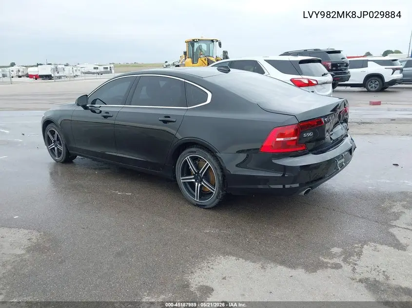 2018 Volvo S90 T5 Momentum VIN: LVY982MK8JP029884 Lot: 45187989