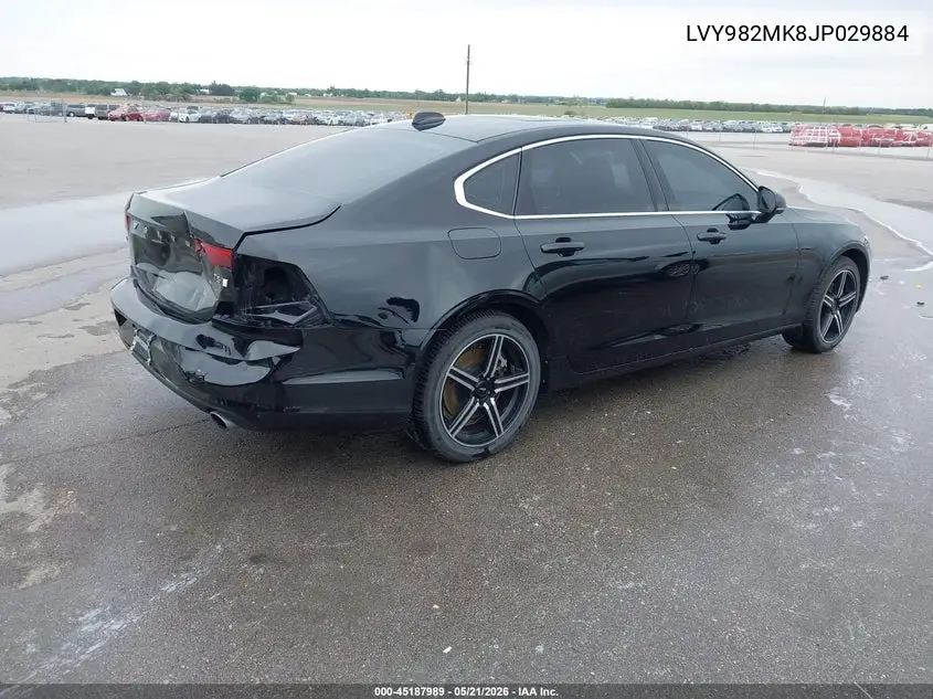 2018 Volvo S90 T5 Momentum VIN: LVY982MK8JP029884 Lot: 45187989