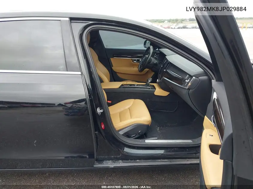 2018 Volvo S90 T5 Momentum VIN: LVY982MK8JP029884 Lot: 45187989