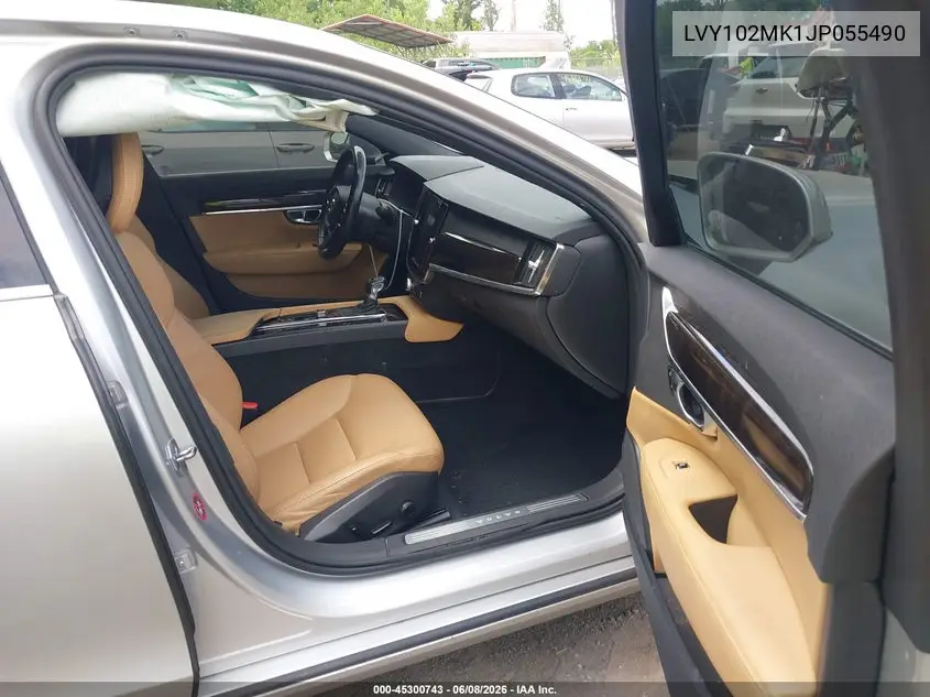 2018 Volvo S90 T5 Momentum VIN: LVY102MK1JP055490 Lot: 45300743
