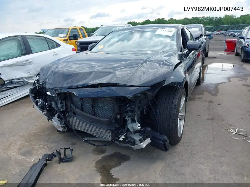 2018 Volvo S90 T5 Momentum VIN: LVY982MK0JP007443 Lot: 45331498