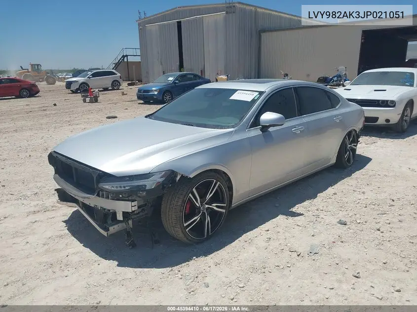 2018 Volvo S90 T5 Momentum VIN: LVY982AK3JP021051 Lot: 45394410