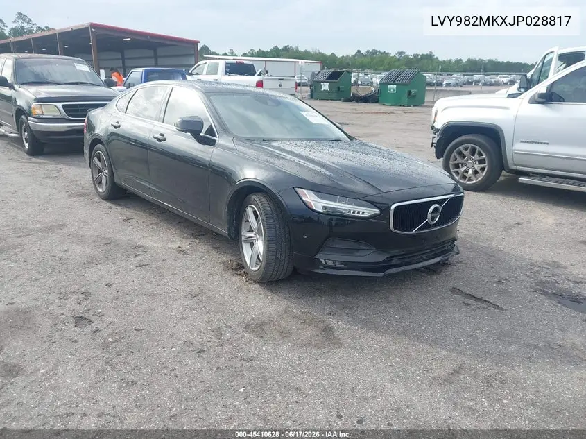 2018 Volvo S90 T5 Momentum VIN: LVY982MKXJP028817 Lot: 45410628