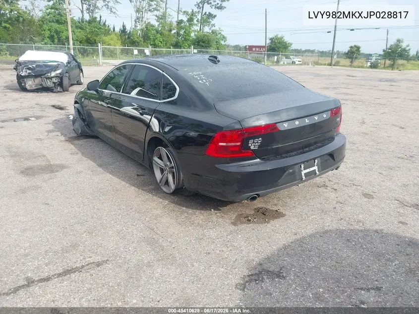 2018 Volvo S90 T5 Momentum VIN: LVY982MKXJP028817 Lot: 45410628