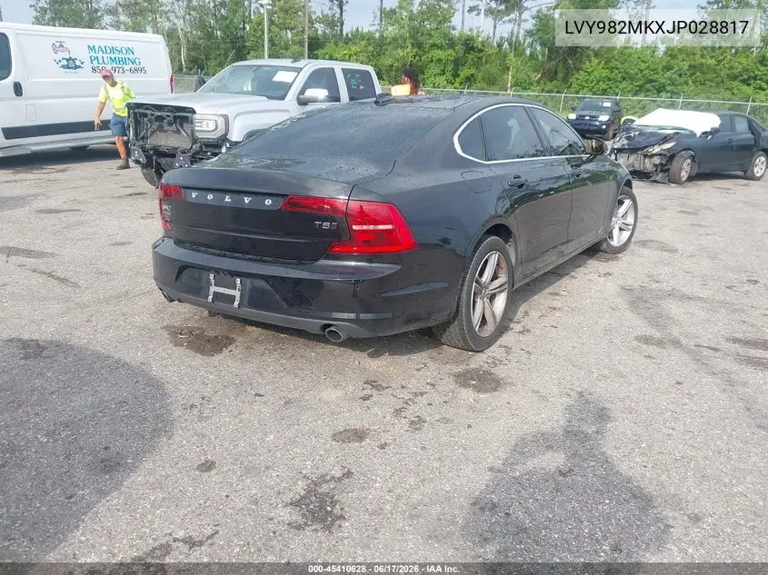2018 Volvo S90 T5 Momentum VIN: LVY982MKXJP028817 Lot: 45410628