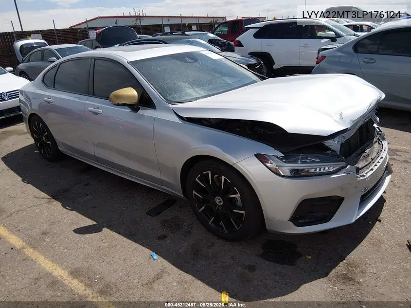 2020 Volvo S90 T6 R-Design VIN: LVYA22MT3LP176124 Lot: 45212487