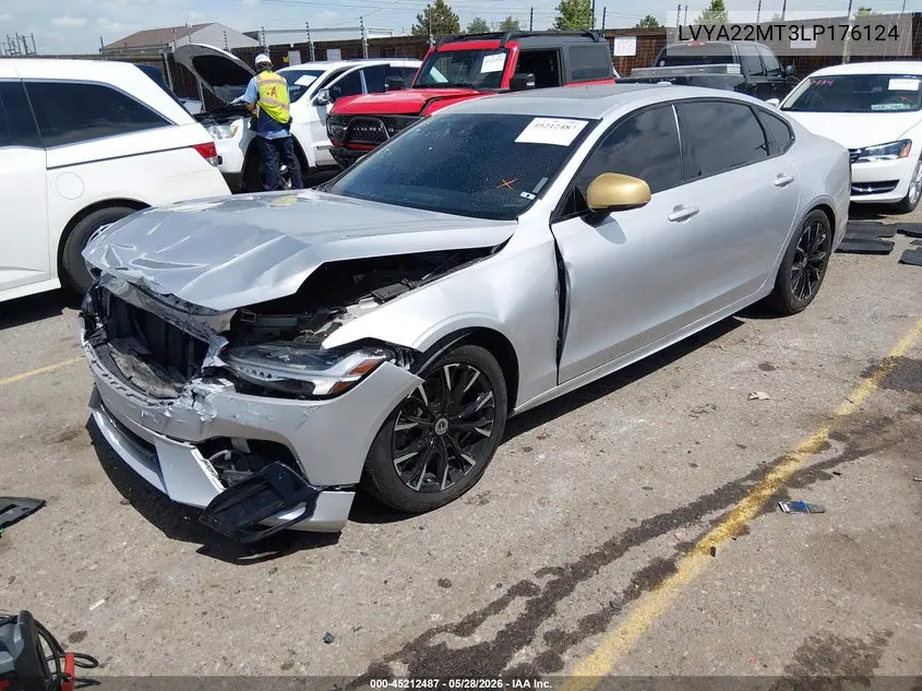 2020 Volvo S90 T6 R-Design VIN: LVYA22MT3LP176124 Lot: 45212487