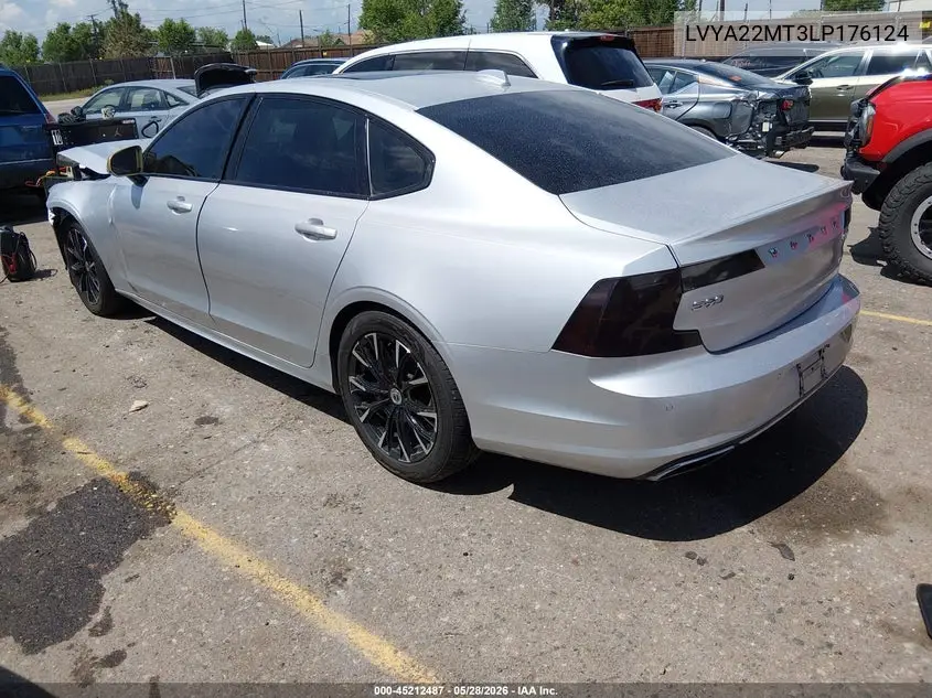 2020 Volvo S90 T6 R-Design VIN: LVYA22MT3LP176124 Lot: 45212487