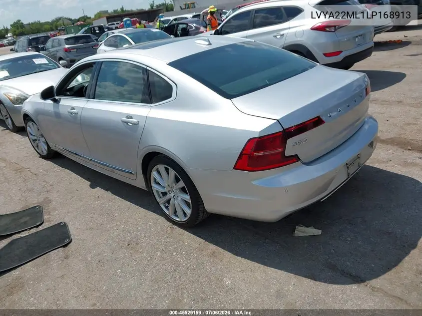 2020 Volvo S90 T6 Inscription VIN: LVYA22ML1LP168913 Lot: 45529159