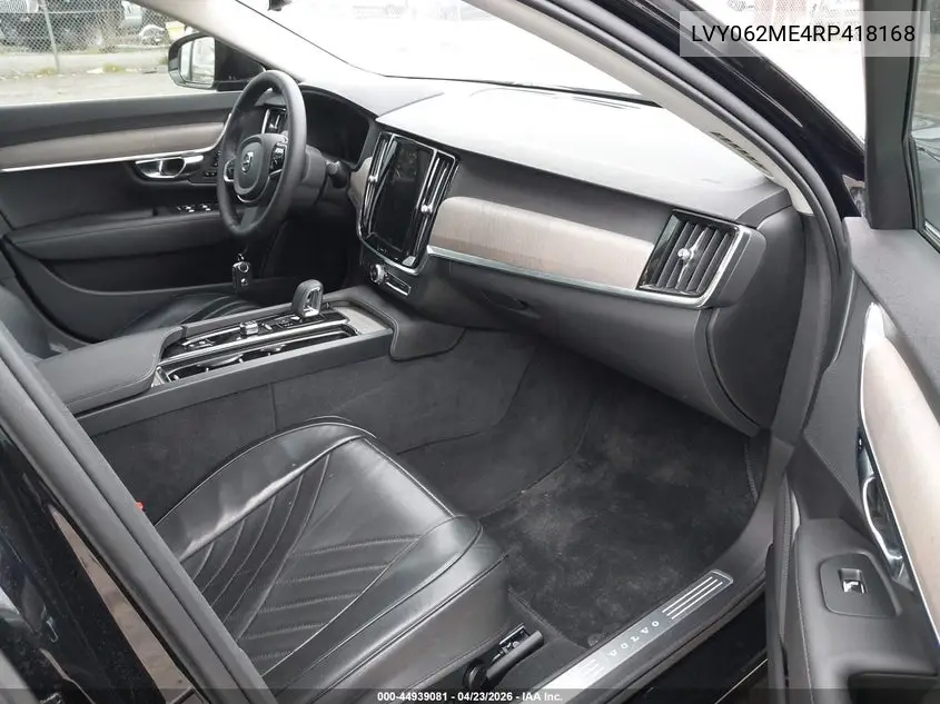 2024 Volvo S90 B6 Plus VIN: LVY062ME4RP418168 Lot: 44939081