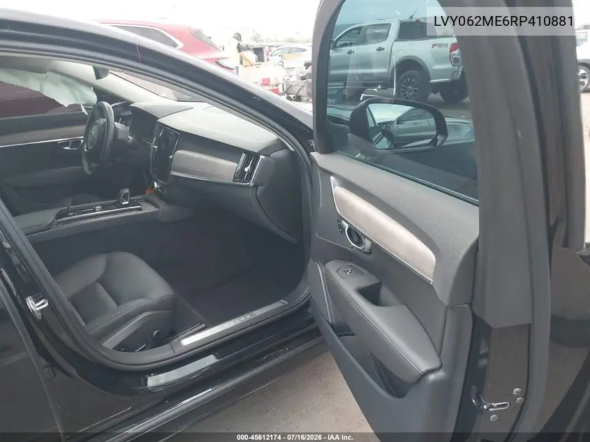 2024 Volvo S90 B6 Plus VIN: LVY062ME6RP410881 Lot: 45612174