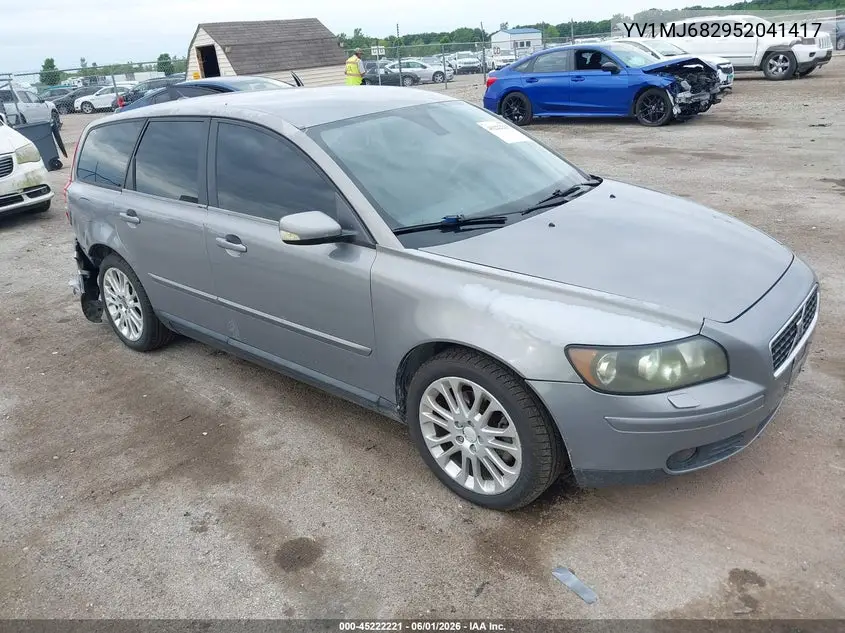 2005 Volvo V50 T5/T5 Awd VIN: YV1MJ682952041417 Lot: 45222221