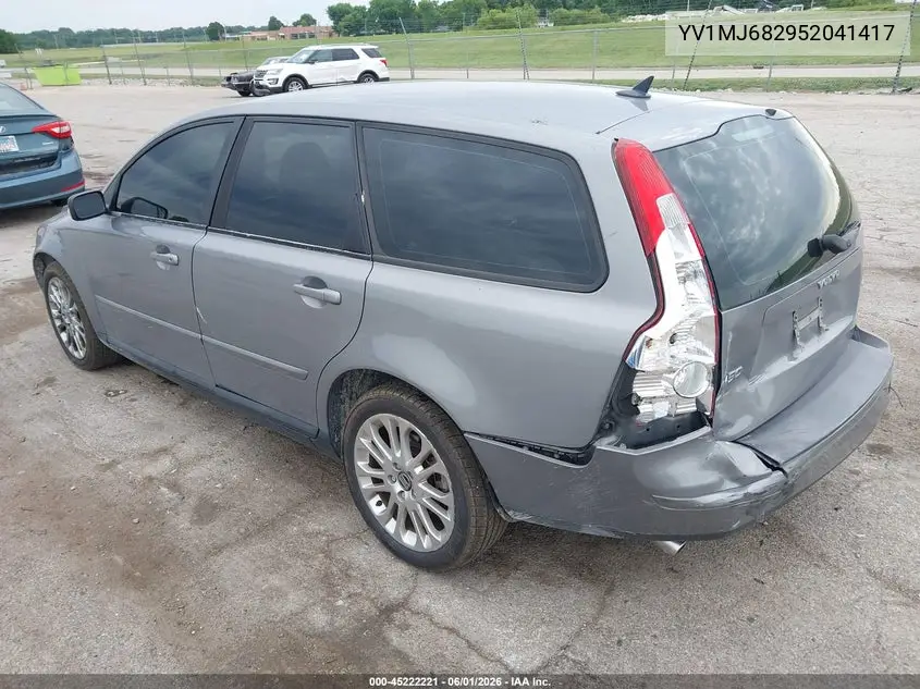 2005 Volvo V50 T5/T5 Awd VIN: YV1MJ682952041417 Lot: 45222221
