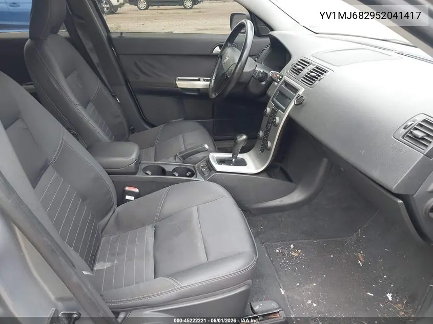2005 Volvo V50 T5/T5 Awd VIN: YV1MJ682952041417 Lot: 45222221