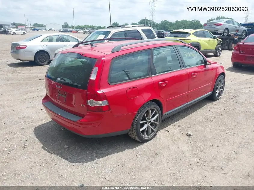 2005 Volvo V50 2.4I A/2.4I A Sr VIN: YV1MW390252063093 Lot: 45327617