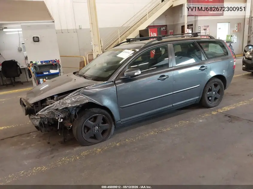2007 Volvo V50 T5 VIN: YV1MJ682672300951 Lot: 45089512