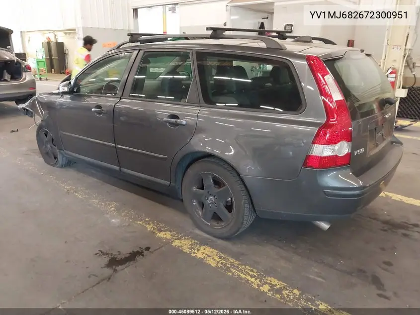 2007 Volvo V50 T5 VIN: YV1MJ682672300951 Lot: 45089512