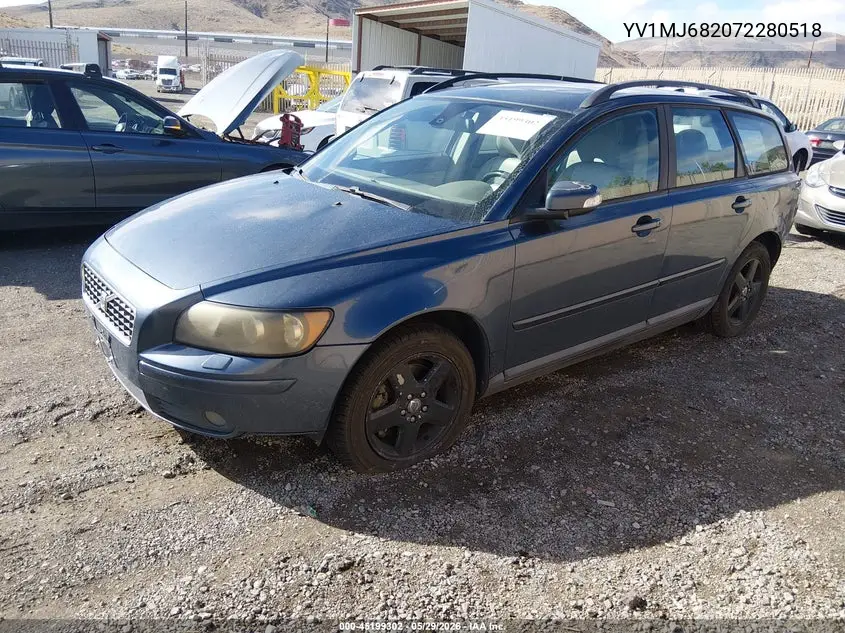 2007 Volvo V50 T5 VIN: YV1MJ682072280518 Lot: 45199302