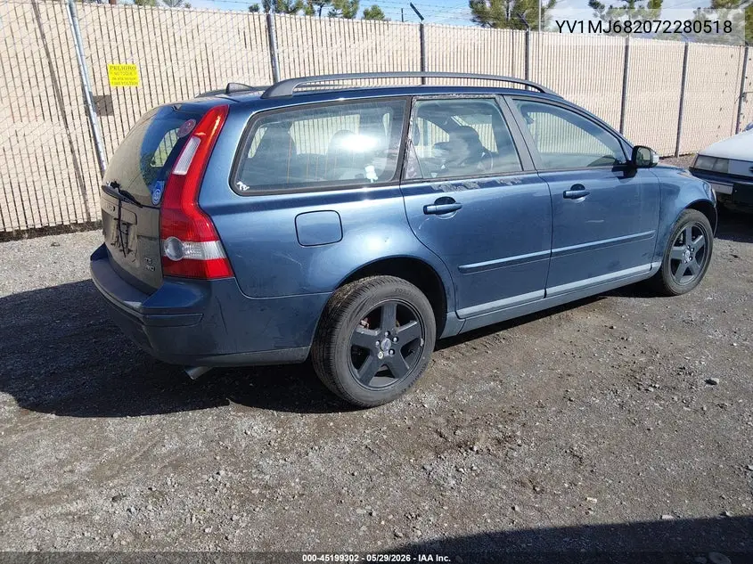 2007 Volvo V50 T5 VIN: YV1MJ682072280518 Lot: 45199302