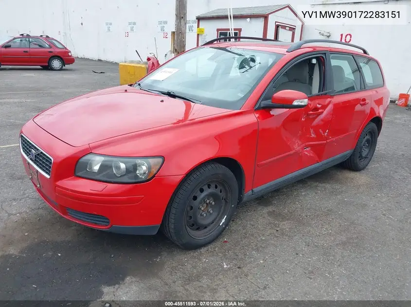 2007 Volvo V50 2.4I VIN: YV1MW390172283151 Lot: 45511593