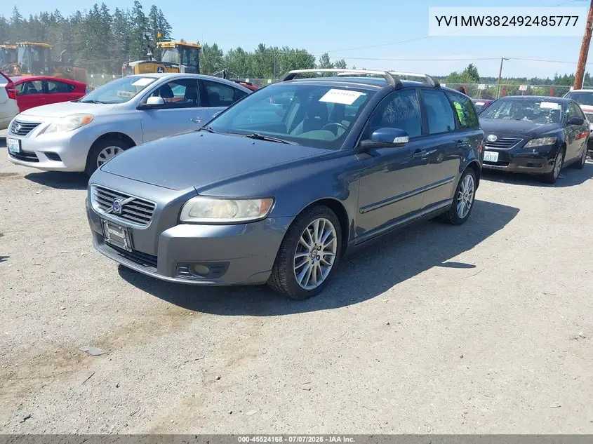 2009 Volvo V50 2.4I VIN: YV1MW382492485777 Lot: 45524168