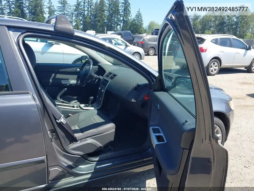 2009 Volvo V50 2.4I VIN: YV1MW382492485777 Lot: 45524168