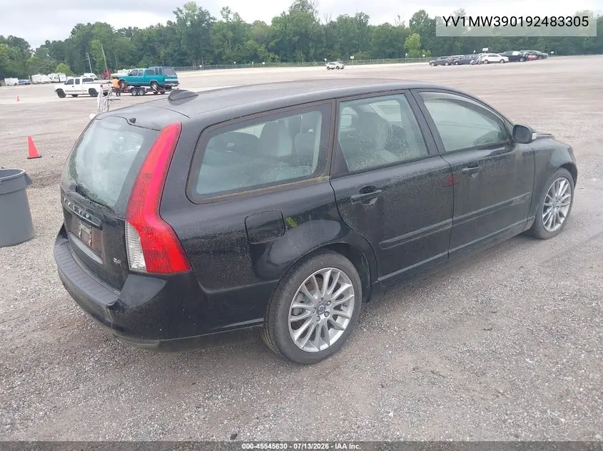2009 Volvo V50 2.4I VIN: YV1MW390192483305 Lot: 45545630