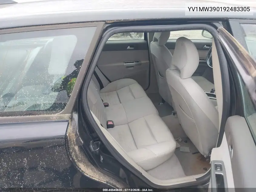 2009 Volvo V50 2.4I VIN: YV1MW390192483305 Lot: 45545630