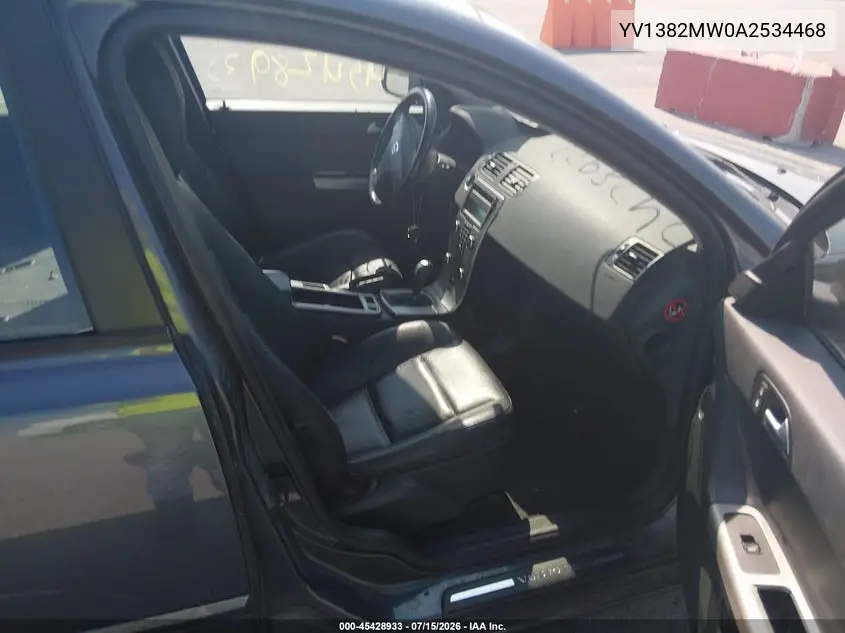 2010 Volvo V50 2.4I VIN: YV1382MW0A2534468 Lot: 45428933