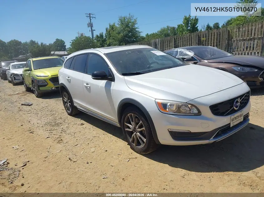 2016 Volvo V60 Cross Country T5 VIN: YV4612HK5G1010470 Lot: 45288088