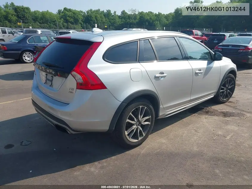 2016 Volvo V60 Cross Country T5 VIN: YV4612HK0G1013244 Lot: 45535601