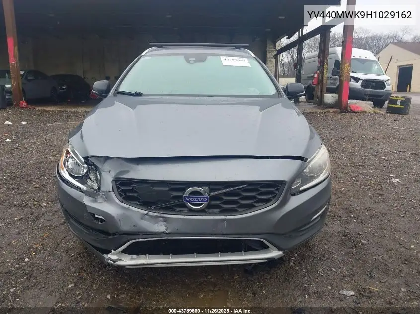 2017 Volvo V60 Cross Country T5 VIN: YV440MWK9H1029162 Lot: 43789660