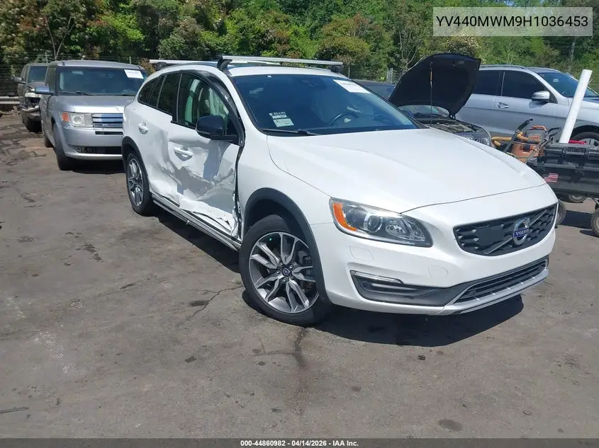2017 Volvo V60 Cross Country T5 Platinum VIN: YV440MWM9H1036453 Lot: 44860982