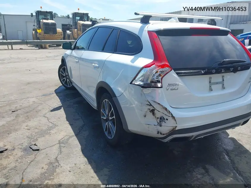 2017 Volvo V60 Cross Country T5 Platinum VIN: YV440MWM9H1036453 Lot: 44860982