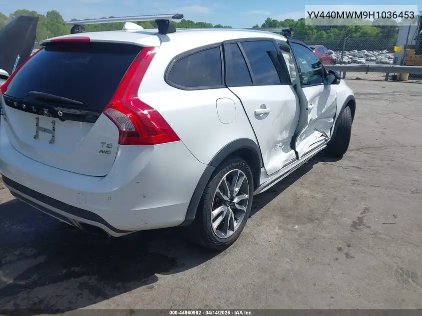 2017 Volvo V60 Cross Country T5 Platinum VIN: YV440MWM9H1036453 Lot: 44860982