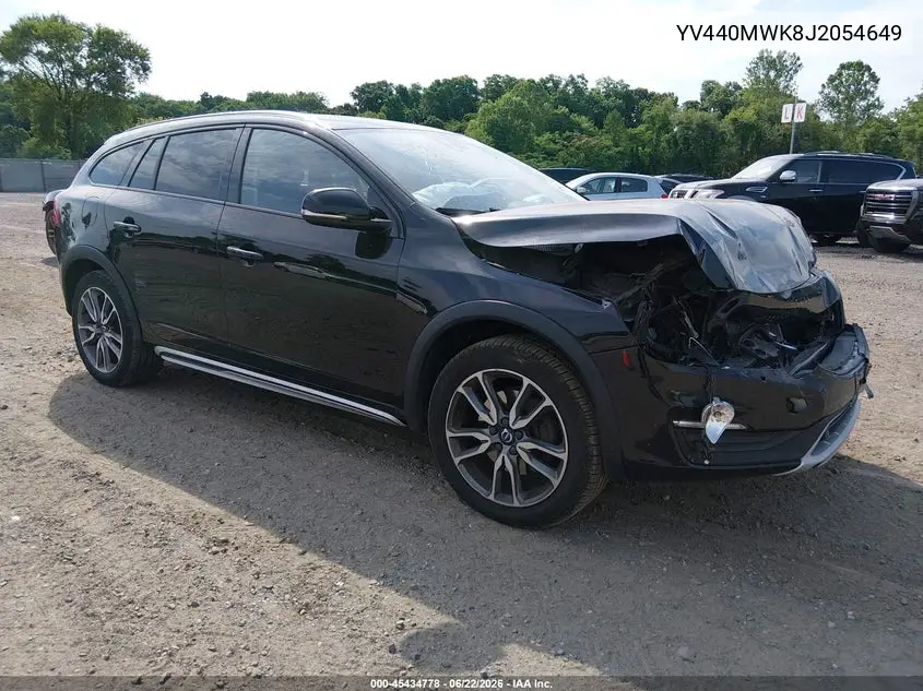2018 Volvo V60 Cross Country T5 VIN: YV440MWK8J2054649 Lot: 45434778