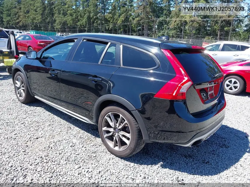 2018 Volvo V60 Cross Country T5 VIN: YV440MWK1J2057893 Lot: 45592806