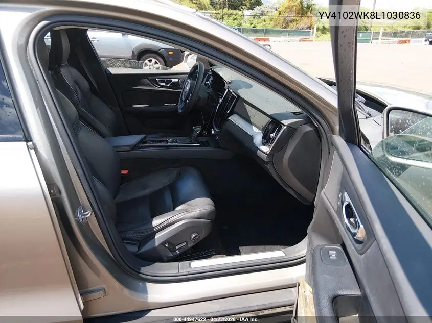 2020 Volvo V60 Cross Country T5 VIN: YV4102WK8L1030836 Lot: 44947622