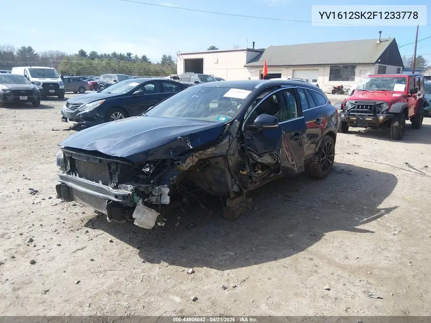 2015 Volvo V60 T5 Premier VIN: YV1612SK2F1233778 Lot: 44906042