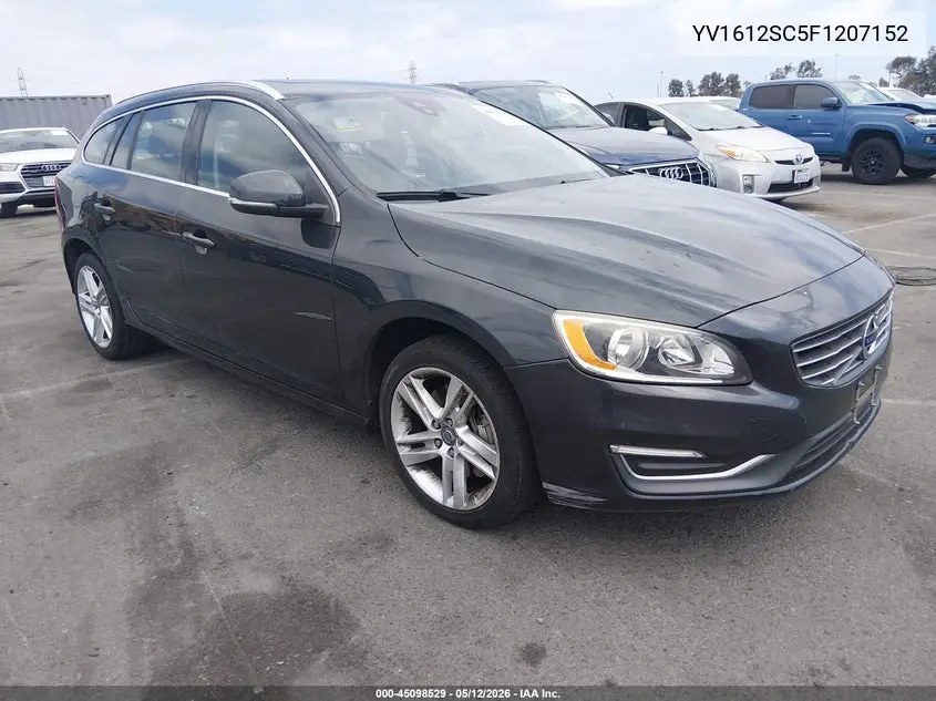 2015 Volvo V60 T5 Premier Plus VIN: YV1612SC5F1207152 Lot: 45098529