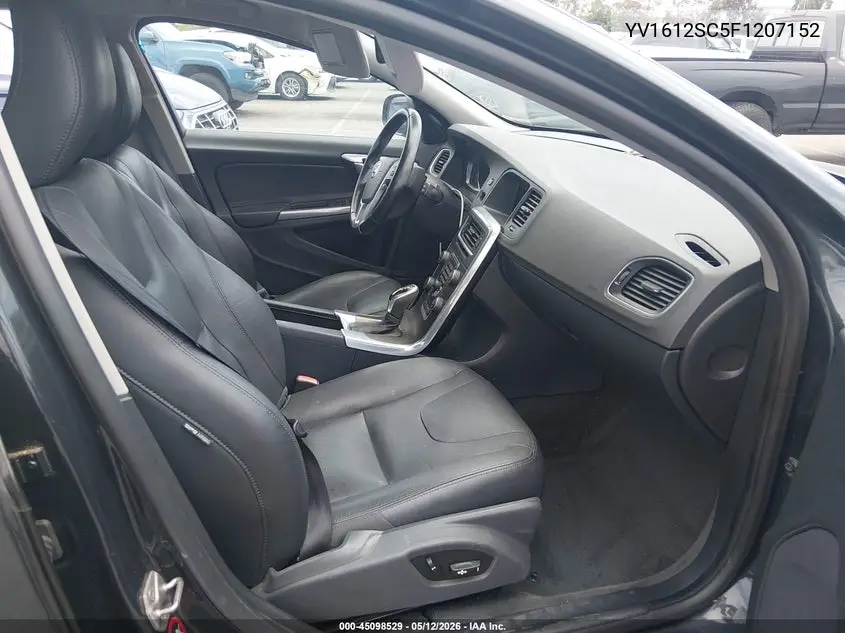 2015 Volvo V60 T5 Premier Plus VIN: YV1612SC5F1207152 Lot: 45098529